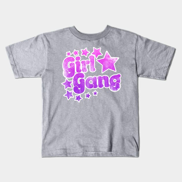 Girl Gang Kids T-Shirt by bubbsnugg